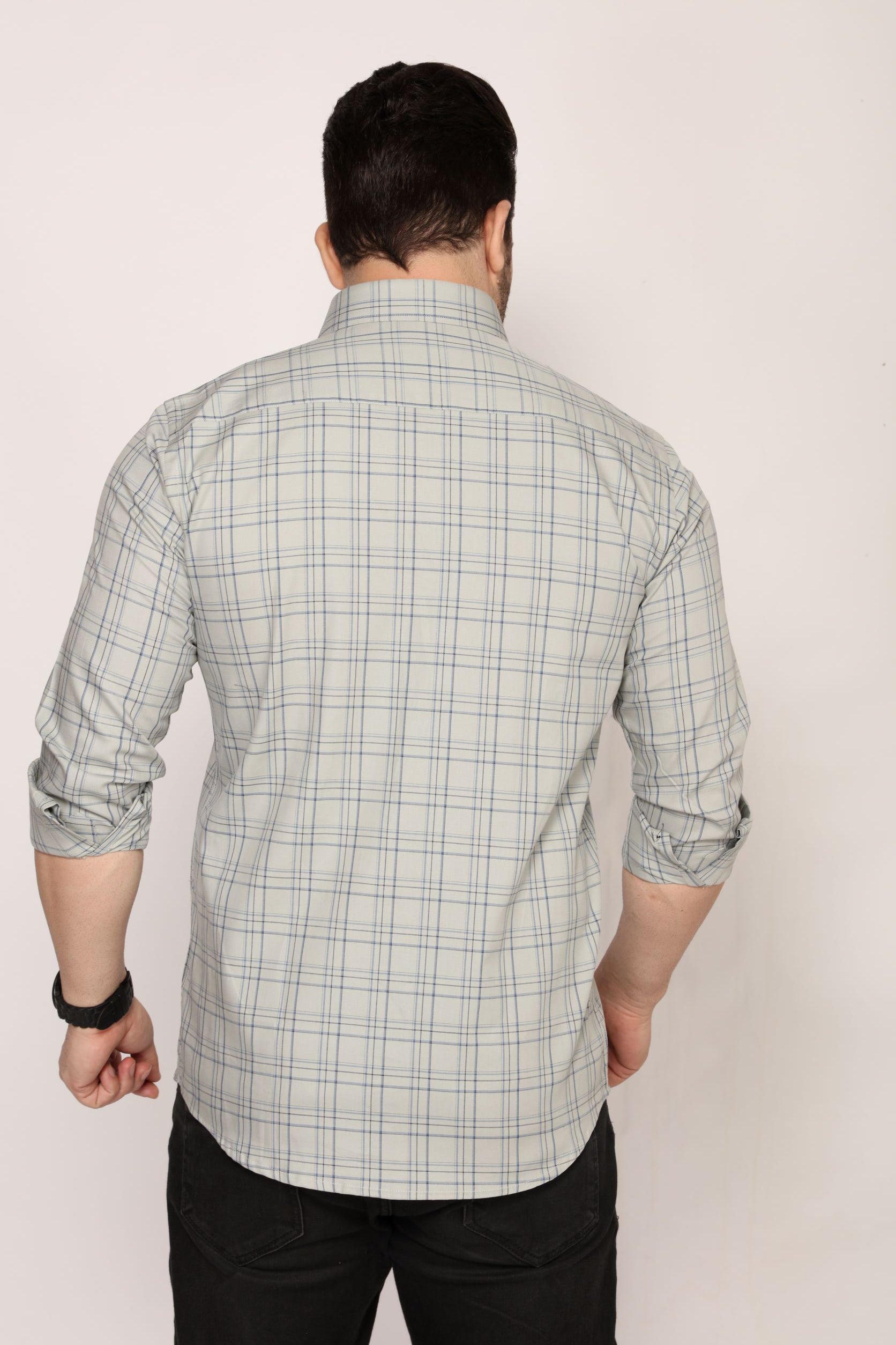 Leicester - Checkered slim fit shirt - John Watson