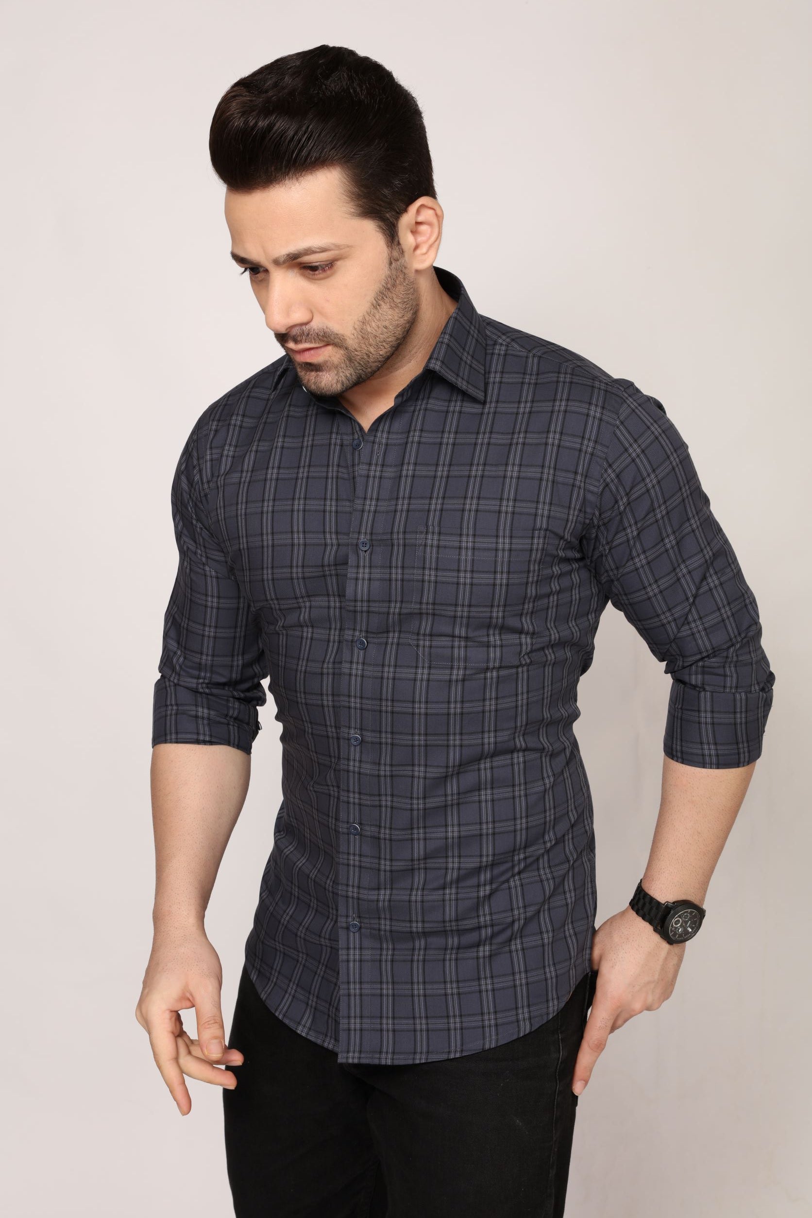 Lincoln - Checkered Slim fit shirt - John Watson