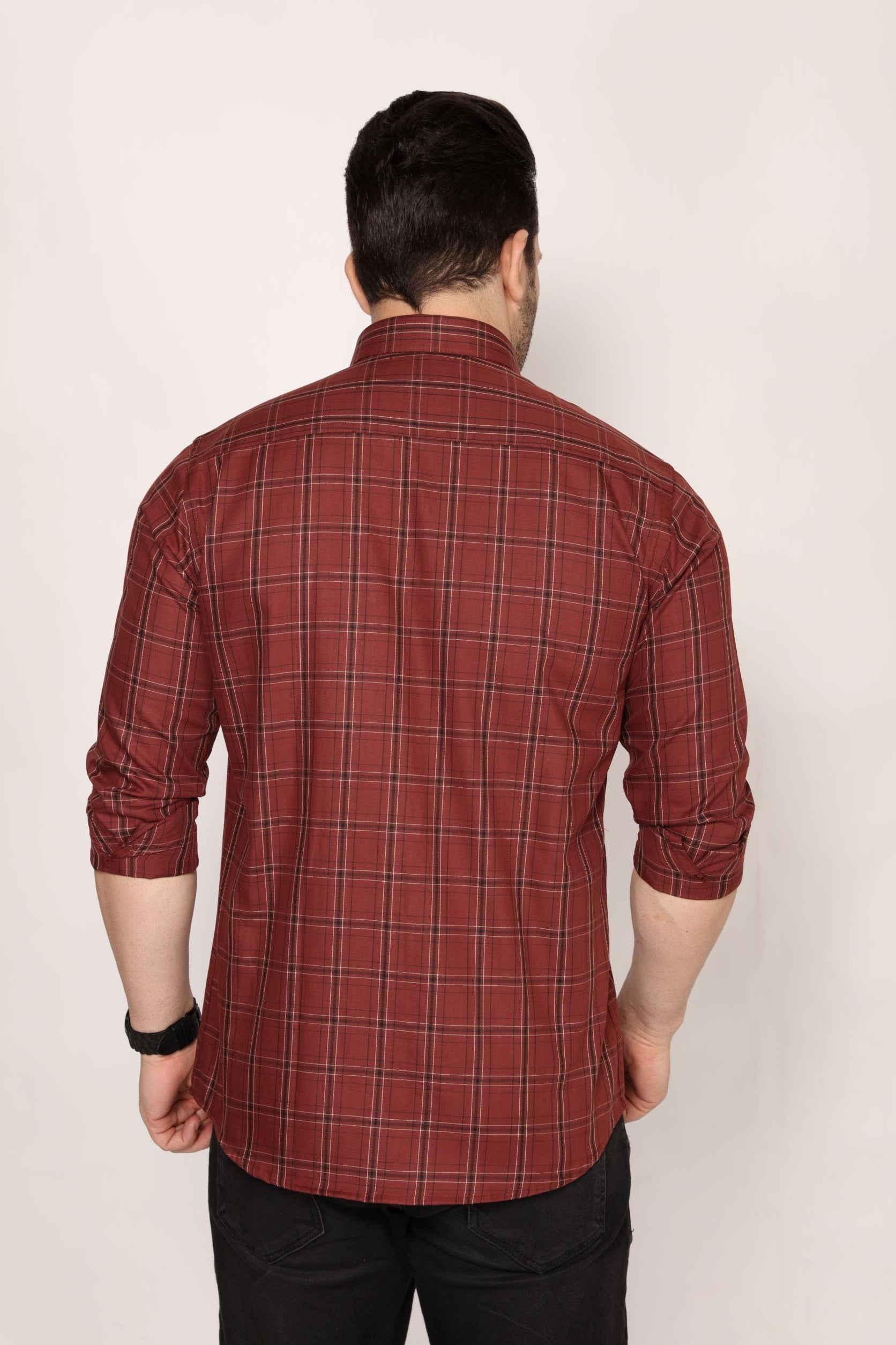 Newcastle - Checkered slim fit shirt - John Watson