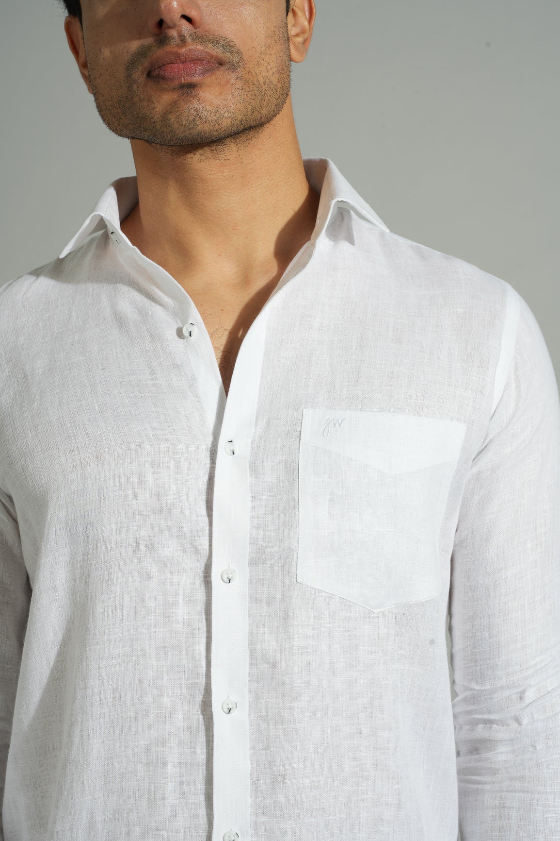 Black Plain premium Cotton linen shirt with pocket for men  Albatross  Clothing