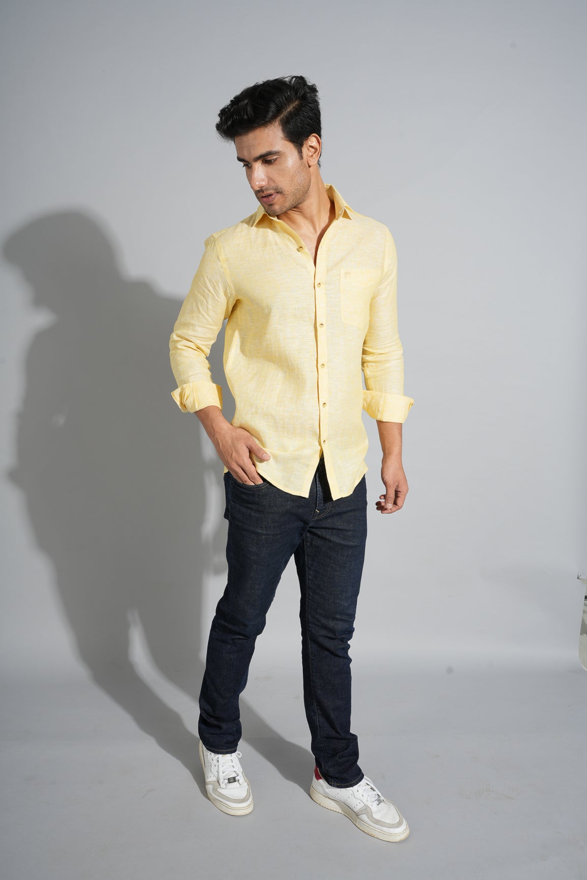 Sunflower Yellow - Pure Linen Shirt