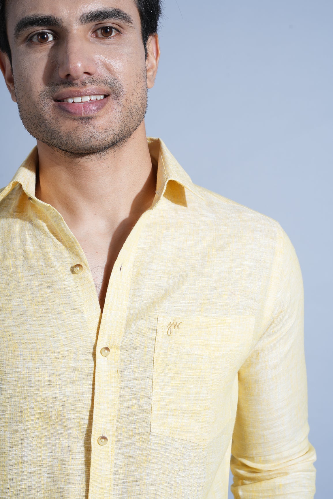 Sunflower Yellow - Pure Linen Shirt