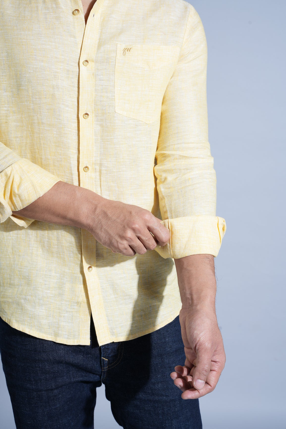 Sunflower Yellow - Pure Linen Shirt