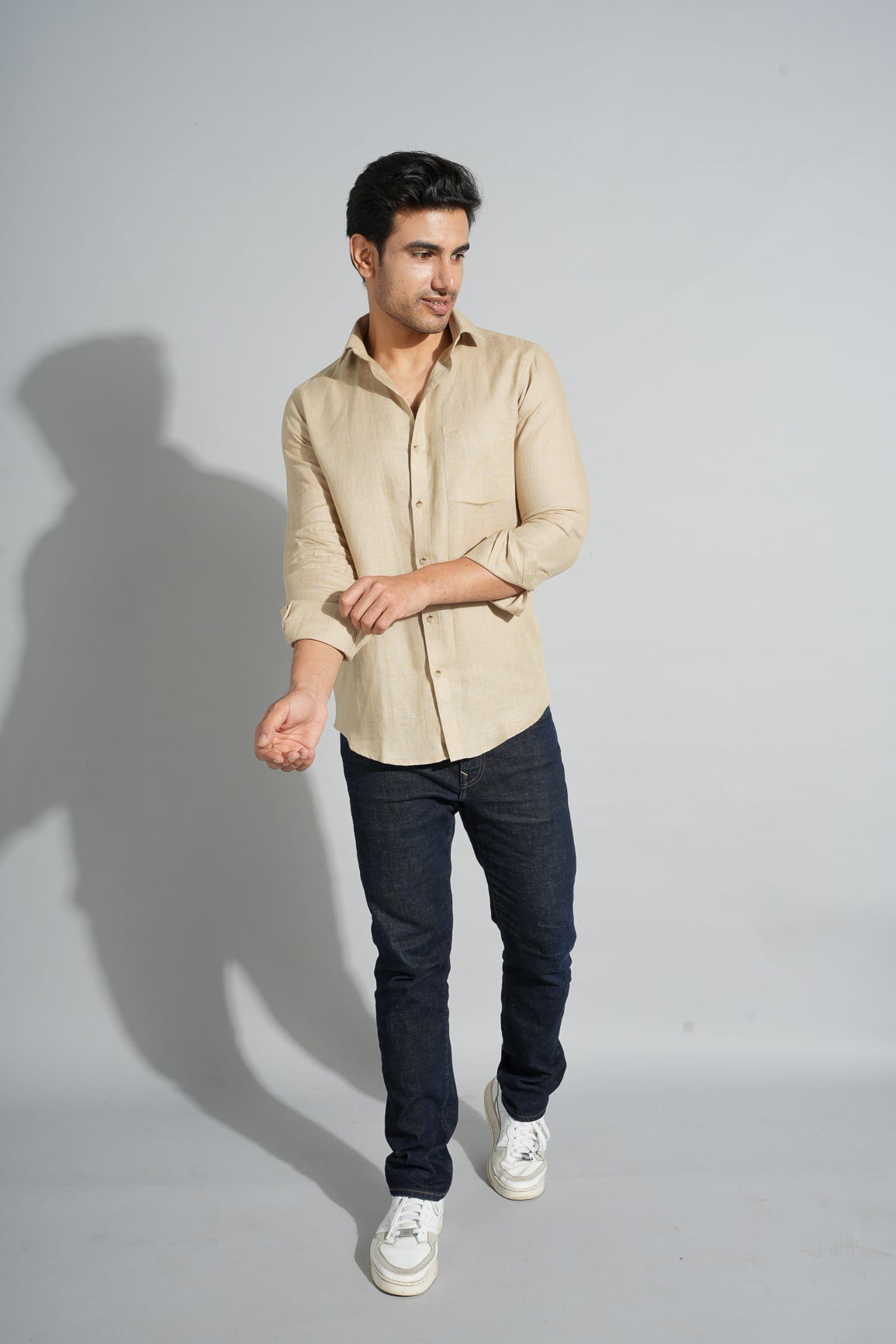 Khakhi - Pure Linen Shirt