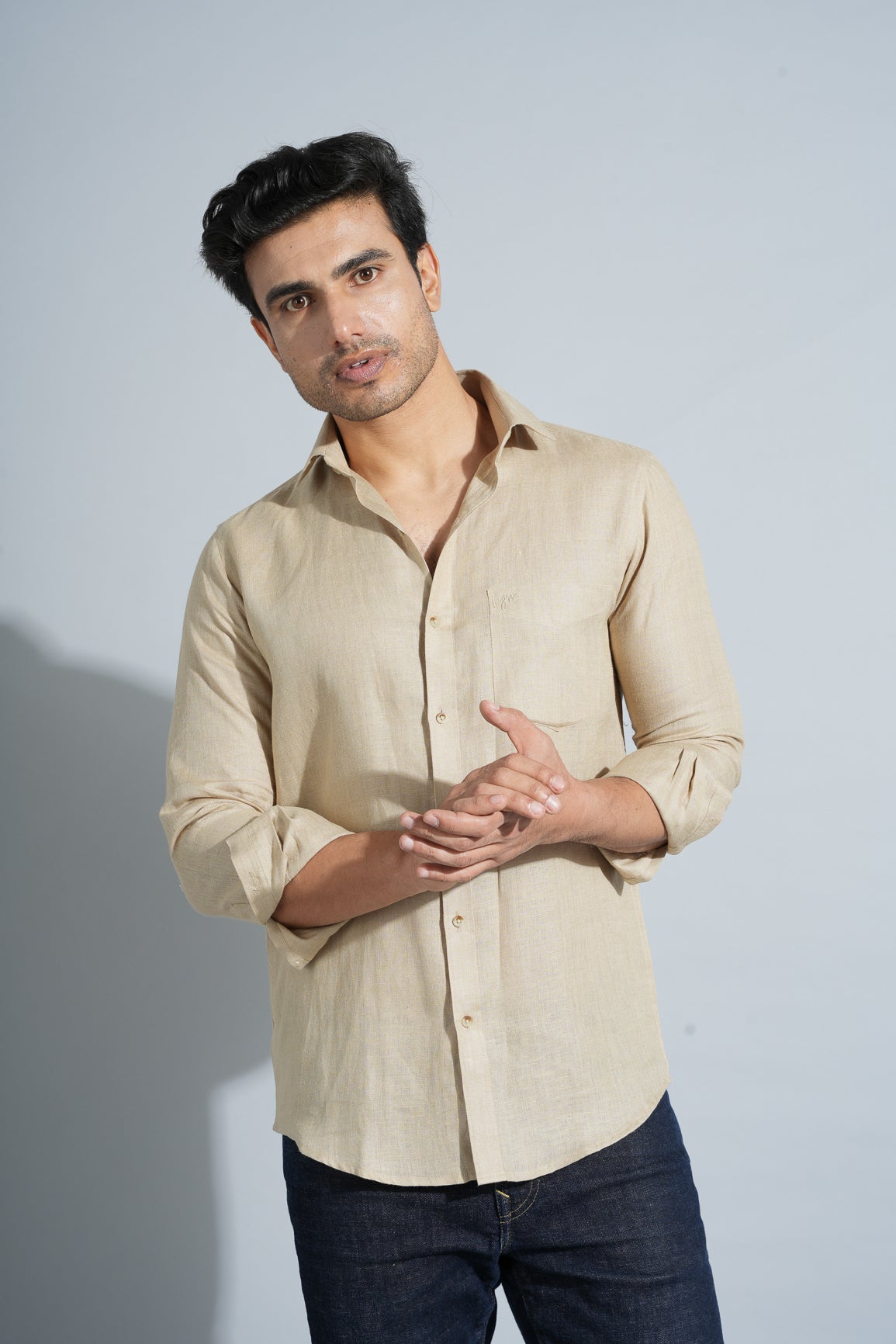 Khakhi - Pure Linen Shirt