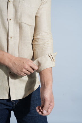 Khakhi - Pure Linen Shirt