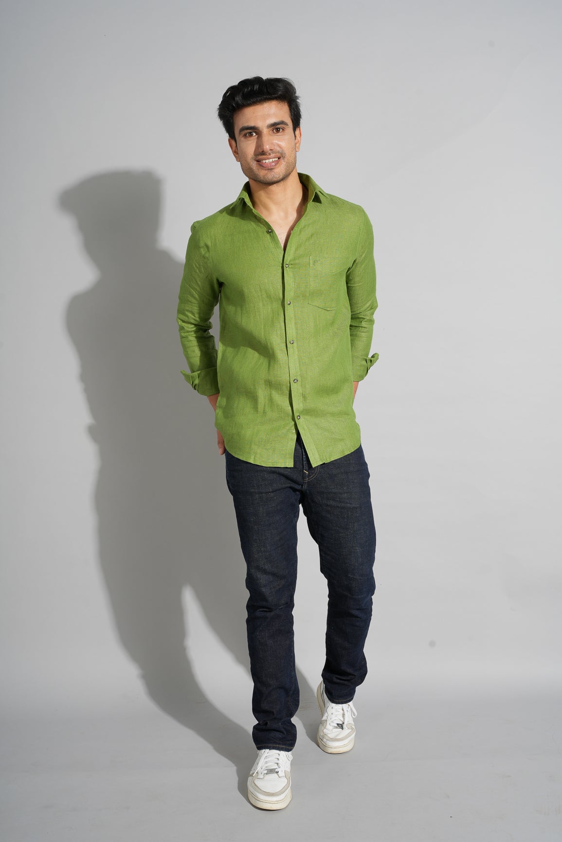 Valley Green - Pure Linen Shirt