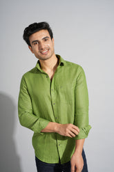 Valley Green - Pure Linen Shirt