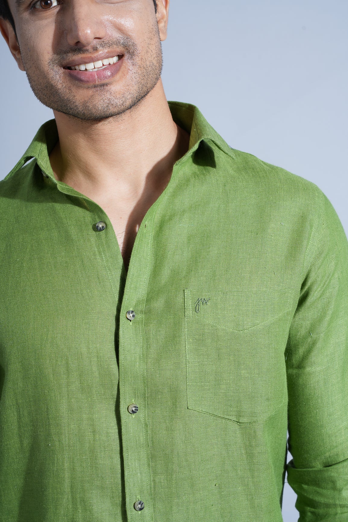 Valley Green - Pure Linen Shirt