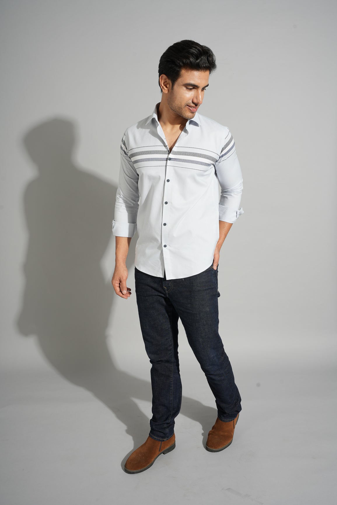 Eta - Causal Slim Fit shirt