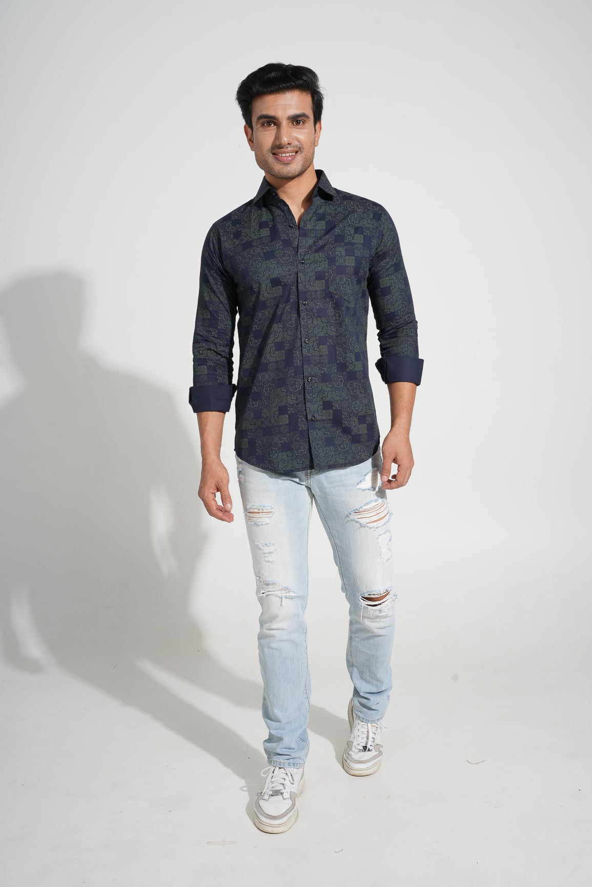 Maia - Printed Slim Fit shirt