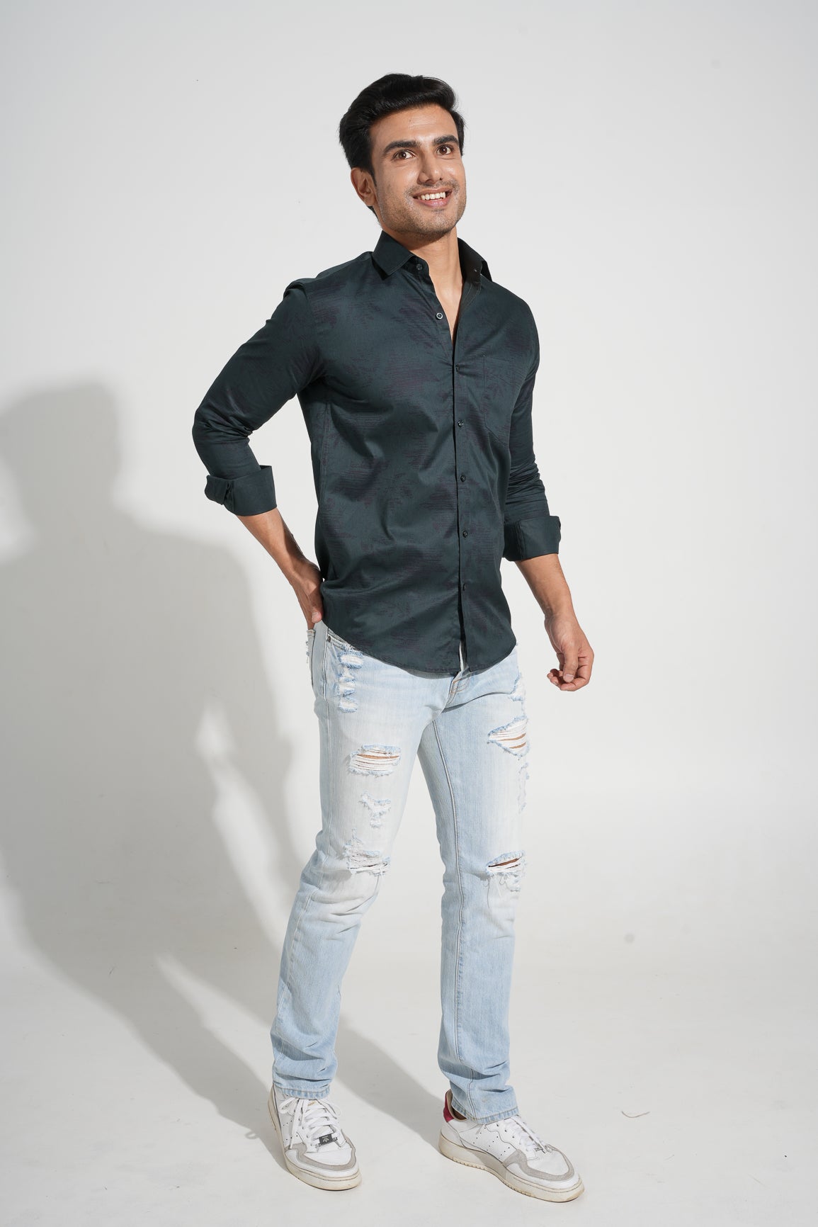 Zaniah - Printed Slim Fit shirt