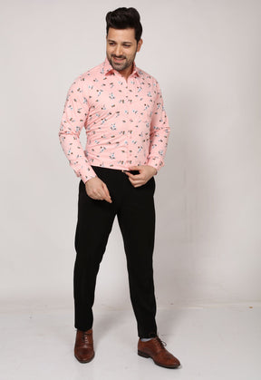 Owlet - Printed Twill Shirt - Pink - John Watson