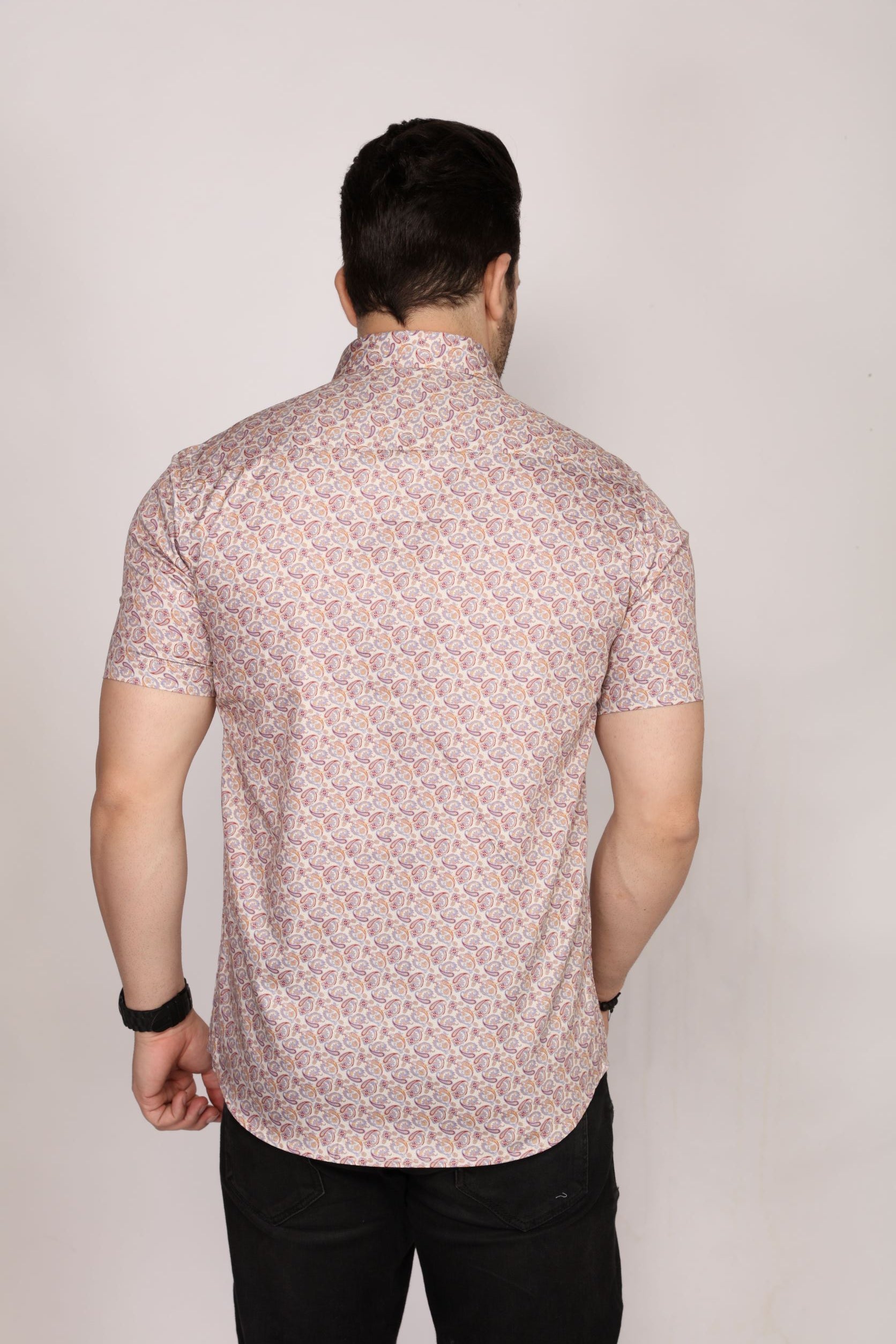 Seven - Printed Half sleeves shirt - John Watson