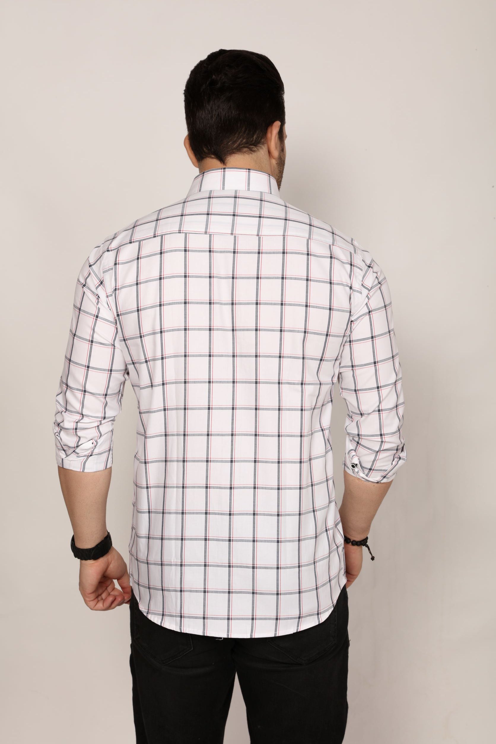 Sheffield - Checkered slim fit shirt - John Watson